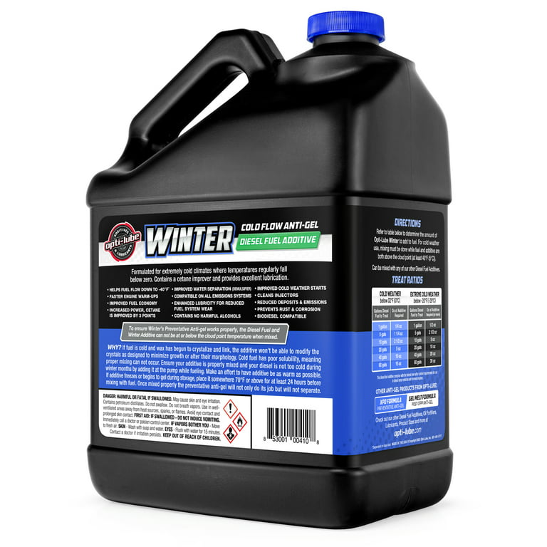 Opti-Lube Winter Formula Diesel Fuel Additive: 1 Gallon without Accessories  Treats up to 512 Gallons