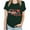 Army Green, variant on EQWLJWE Valentine Love Heart Tshirt Women Cute Graphic Valentine's Day Tee Lover Gifts Short Sleeve Crewneck Lightweight Shirt Gift for Your Mom Army Green(S-3XL)