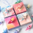 thumbnail image 5 of Doce constelaciones Mil grullas de papel Origami mini cartón color Cielo estrellado cuadrado niños jardín de infantes mano origami, 5 of 5