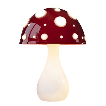 Toadstool Lamp,  Mushroom Table Lamp, Hotel Living Room Home Atmosphere Light with Led Three-Color Bulb US Plug