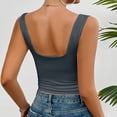 thumbnail image 6 of Yuzhih Women's Crop Tank Tops Trendy Cute Sweetheart Neck Shirts Pleated Slim Sleeveless Summer Clothes, 6 of 6