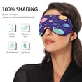 thumbnail image 5 of Sleep Mask Blackout Adjustable Eye Sleeping Mask Blindfold for Sleeping Travel Office Dark Space Printed, 5 of 7
