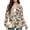 Beige Running Horse, variant on Blue Purple Mandala Bloom Womens Business Casual Blazer, M, Long Sleeve Work Office Suit Jacket with Pockets, Notched Lapel Collar, Womens Fashion Blazer with Comfy Lining