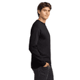 thumbnail image 5 of Gildan Ultra Cotton Crewneck T-Shirt for Men, Long Sleeve Classic Fit Black Tee, 3XL, 5 of 6