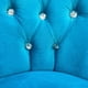 thumbnail image 2 of Sillon Vintage Individual Terciopelo Luna Aqua Diamante, 2 of 3