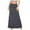 Grey, variant on Long Skirts for Women Casual Ruched Stretchy High Waist A-Line Midi Skirt Flared Solid Color Midi Skirt Grey M