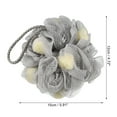 thumbnail image 3 of Unique Bargains 1 Pc Bath Shower Loofah Sponge Body Puffs for Shower 5.91"x4.72" Gray, 3 of 6
