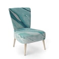 thumbnail image 2 of Designart "Silver Springs I Blue Green" Upholstered Nautical & Coastal Accent Chair - Arm Chair, 2 of 5