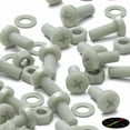 thumbnail image 5 of 50 x Glass Filled Reinforced Super Nylon Pan Head, Crosshead Machine Screws, M8 x 20mm, Plastic Nuts and Bolts, Washers, (5/16 x 25/32 in), 5 of 11