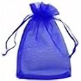 thumbnail image 3 of Allgala 100 Count Orangza Gift Party Favor Bags with Drawstring-8x12 Inch-Blue-PF53406, 3 of 4