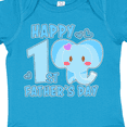 thumbnail image 4 of Inktastic Happy 1st Fathers Day with Elephant Girls Baby Bodysuit, 4 of 5