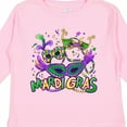 thumbnail image 4 of Inktastic Mardi Gras Masks and Beads Boys or Girls Long Sleeve Toddler T-Shirt, 4 of 5