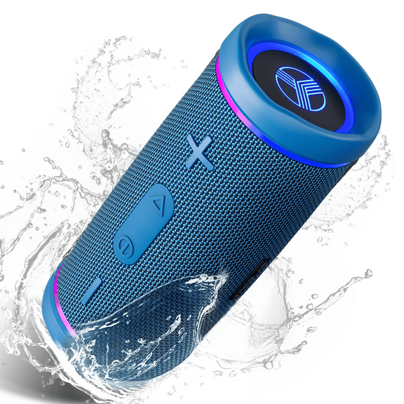 TREBLAB HD77 - Portable Bluetooth Speaker - Powerful 360° Sound, 20H Battery, IPX6 Waterproof