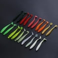 thumbnail image 2 of Señuelos de pesca 2g / 7.5cm T-tail Soft PVC Worm 10 colores Swim Baits 20pcs JShteea El nuevo, 2 of 6
