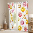 thumbnail image 3 of Feelyou Girl Donut Curtains Pack of 2 (42x84 Each), Polkadots Circle Curtains Blackout, 3 of 6