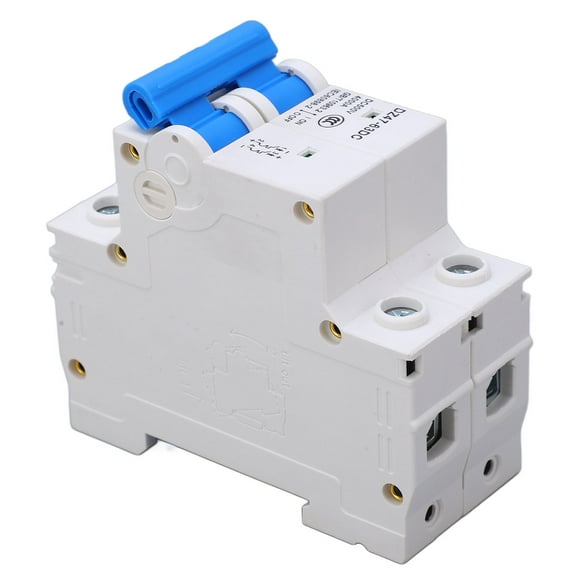 2P DC500V Miniature Circuit Breaker with 4KA Breaking Capacity, Overload & Short Circuit Protection, Flame Retardant Shell for Solar PV Systems, Solar-Wind Hybrid Setups, Stable Connection, -25℃~+60℃