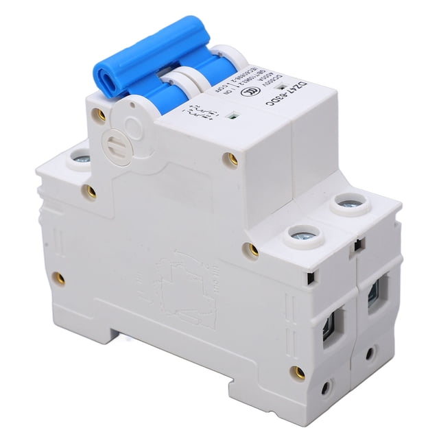 2P 500V DC Solar Circuit Breaker - 32A Overload & Short Circuit Protection for PV Systems