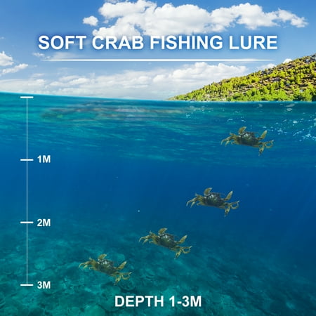 Baits Fish Bait With Lures Crab Bait Soft Fish Crab Lure Hxber Lure Bait Portable Siuke Bait Portable Lures Fapao