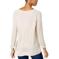 thumbnail image 2 of Jamie & Layla Womens Casual Graphic T-Shirt, Beige, Small, 2 of 2