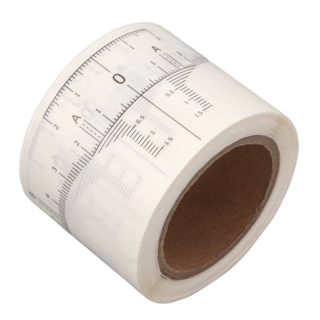 Pegatina de la Regla de Ceja, 1 Rollo escala precisa Viscosidad Fuerte Adhesiva Adhesiva Ceja Pegatina de la Regla de la Regla para Tatuador para Tatuajes