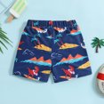 Toddler Kids Boys Swim Trunks Summer Cartoon Dinosaur Print Board