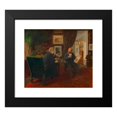 thumbnail image 2 of Ernst Juch 14x12 Black Modern Framed Museum Art Print Titled - Ludwig Anzengruber Visiting Rudolf Von Alt (1903), 2 of 5