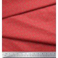 thumbnail image 2 of Soimoi polyester Crepe Fabric Cosmos Floral Printed Craft Fabric by the Yard 42 Inch Wide, 2 of 3