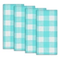 thumbnail image 1 of Fabstyles Country Check Cotton Set of 4 Kitchen Towel, 1 of 4