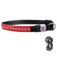 thumbnail image 1 of LED mascota brillante ajustable seguridad recargable collar carga USB para gato pequeño Dogred L, 1 of 5