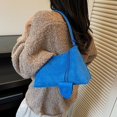 thumbnail image 3 of MDUKONU Suede Shoulder Bag for Women, Leather Handbags Tote Bag, Elegant Clutch Top Handle Satchel Purse Work Travel, 3 of 3