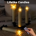 thumbnail image 4 of Velas con forma de árbol de Navidad TECHLONG Flickering, 20 unidades con mando a distancia, 4 of 6