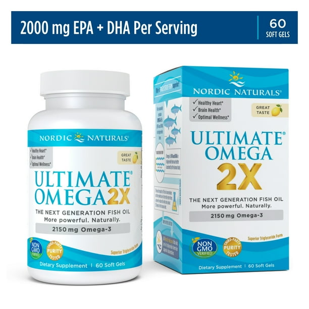 Nordic Naturals Ultimate Omega 2X Softgels, 2150 Mg