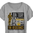 thumbnail image 3 of Star Wars - Join Resistence - Women's Short Sleeve Graphic T-Shirt, 3 of 5