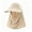 Khaki, variant on Women's Summer Sun Hat UV Protection Face Shield Mask for Cycling Riding Outdoor Adjustable Breathable Lightweight Khaki