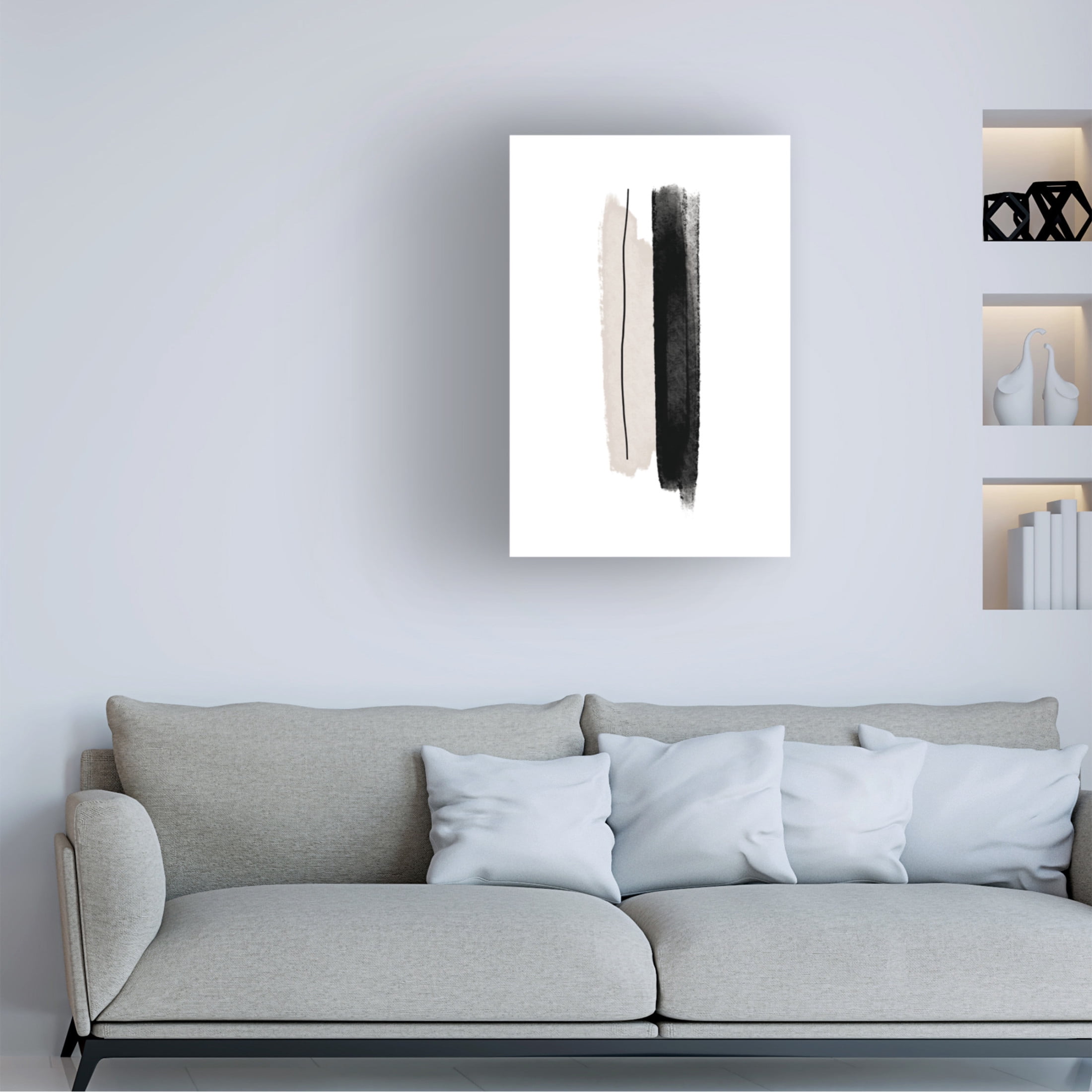 Trademark Fine Art uplusmestudio Two Plus One Canvas Wall Art