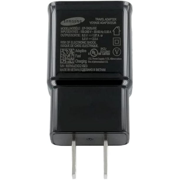 Samsung Chargeur rapide noir 15 watts Adaptative Fast Charging EP