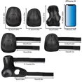 thumbnail image 4 of Kids Protective Gear, Kid's Pad Set Adjustable include Elbow Pads Wrist Pads Knee Pads 6packs-black, 4 of 5