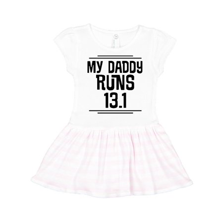 

Inktastic My Daddy Runs Half Marathon Gift Toddler Girl Dress