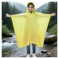 thumbnail image 2 of Rain Coat Kids Light Waterproof Kids Rain Jacket Reusable Kids Ponchos with Hood Travel Outdoor 5-10 Years, 2 of 4