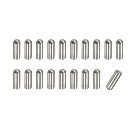 

4x5mm Dowel Pins 20 Pack Round Head Flat Chamfered End Dowel Pin