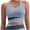Light Blue, variant on Sleeveless Flowy Tank Tops for Women Polyester Red Crew Neck Yoga Clothing Patchwork Refreshing Pull-on Modern Tank Tops Wine,S