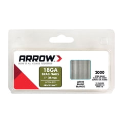 

Arrow Fastener Arrow Fastener - BN1816WCS - BN18 18 Ga. x 1 in. L Galvanized Steel Brad Nails - 2000/Pack 0.95 lb.