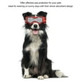thumbnail image 4 of Dog Sunglasses, UV  Doggy Glasses Soft Frame Windproof Dog Goggles with Adjustable Straps for Dogs Outdoor Riding Driving Cycling Motorcycle, 4 of 7