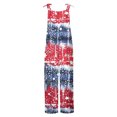 thumbnail image 5 of Dyegold Jumpers For Women Casual Summer Sleeveless Cute Mashroom Print Baggy Overalls Adjustable Spaghetti Strap Rompers, 5 of 5