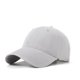 thumbnail image 1 of New Summer Baseball Cap Men Big Head Trucker Cap Women Sports Casual Sun Hat Washed Cotton Golf Visor Solid Color Peaked Dad Hat56-59cm(Adjustable) Gao Jinjia LED, 1 of 2