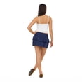 thumbnail image 2 of Forever 21 Women’s Cotton Eyelet Mini Skirt with Smocked Waist, Tiered Flowy Pull-On Summer Skirt for Casual Outfits and Vacation Looks, XS-XL, 2 of 6