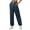 Blue, variant on eczipvz Womens Sweatpants Women's Overlap Waist Seam Front Palazzo Wide Leg Pants High Waist Long Pant Casual Trousers Beige,XL