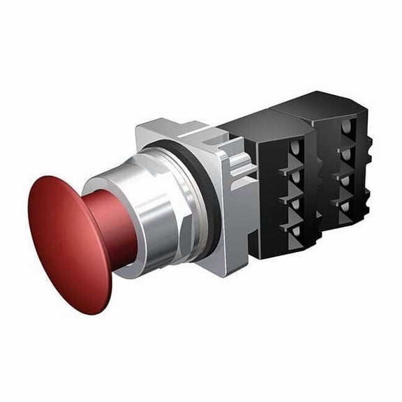 Siemens Push Button Operator, 30 mm, 2NC, Red 52PP2A2G