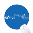 thumbnail image 1 of Blue Terweavg Music 5-le Staff Mousepad Round Rubber Mouse Pad Non-Slip Game Office, 1 of 2