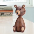 thumbnail image 4 of Deliciosos regalos para niños y adornos de animales para salas de juegos Figuras colgantes de oso pardo de estilo nórdico, 4 of 8